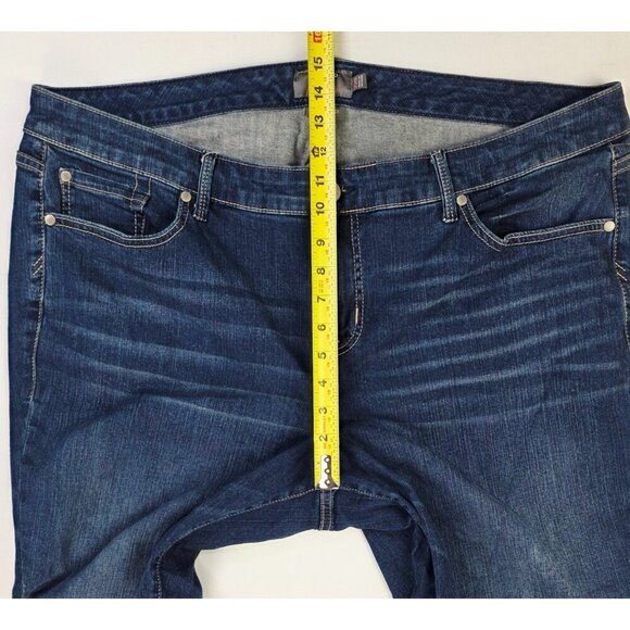 Torrid Size 22S Womens 28" Inseam Boyfriend Straight Vintage Stretch Blue Jeans - Picture 3 of 12